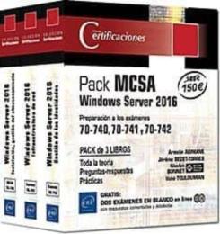 Mcsa Windows Server 2016: Pack De 3 Libros: Preparacion A Los Examenes 70-740,  70-741 Y 70-742
