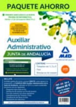 Paquete Ahorro Auxiliar Administrativo Junta De Andalucia. (Incluye Temarios Volumenes 1, 2, Y 3, Test, Simulacros De     Examen Y Acceso A Campus Oro)