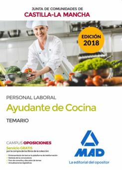 Ayudante De Cocina (Personal Laboral De La Junta De Comunidades D E Castilla-La Mancha): Temario