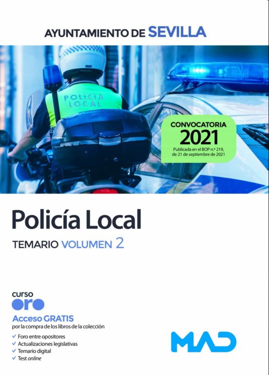 Policia Local Del Ayuntamiento De Sevilla. Temario Volumen 2
