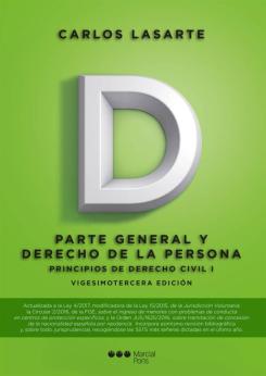 Principios De Derecho Civil Tomo I: Parte General Y Derecho De La Persona (23ª Ed)